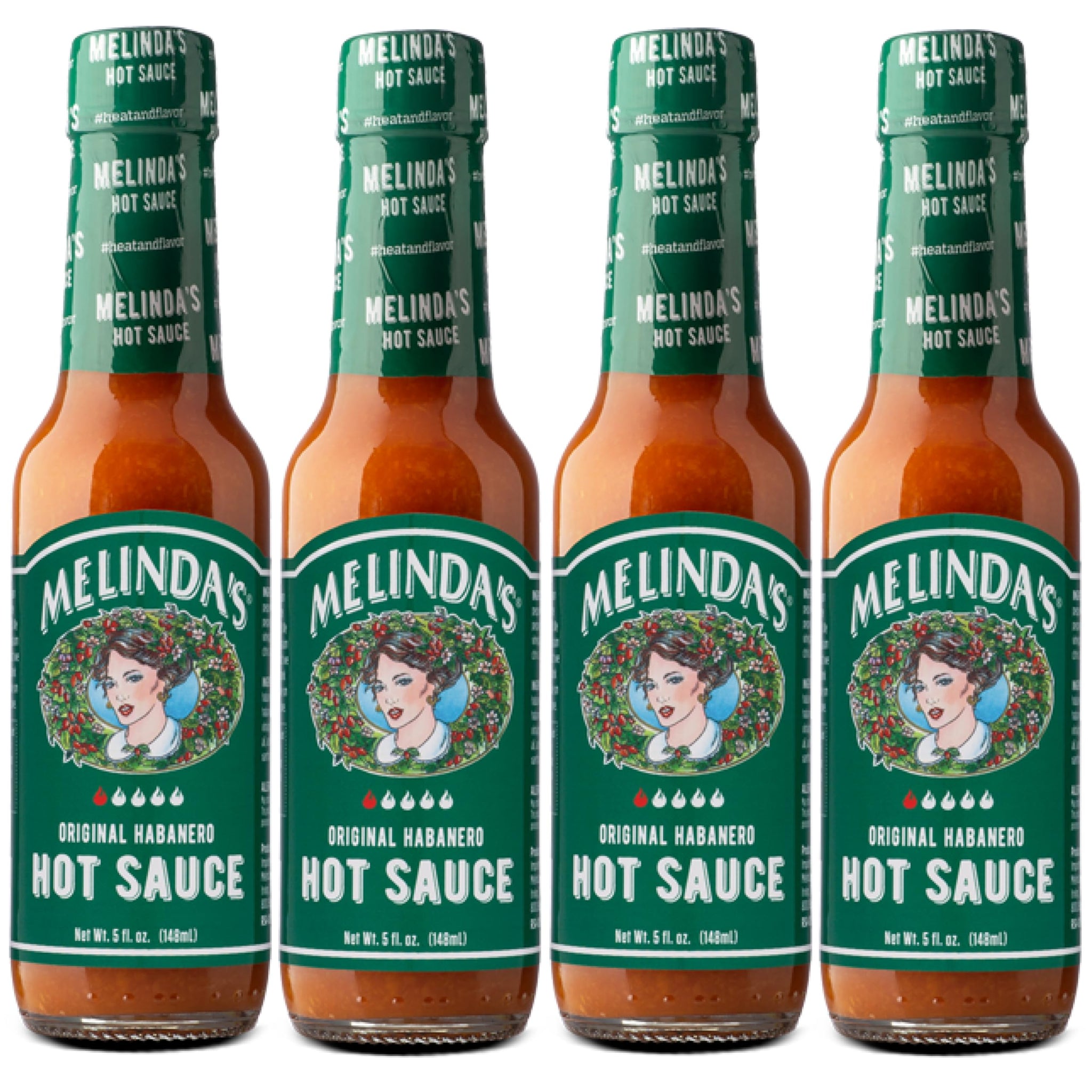 Melinda’s Original Habanero Hot Sauce - Gourmet Habanero Sauce - Made with Fresh Peppers, Carrots, Onion, Vinegar & Garlic - Keto, Vegan, Gluten Free