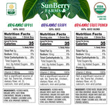 Sunberry Farms Organic Variety Pack Juice Boxes 6.75 fl oz (36 Pack) | Apple, Fruit Punch & Grape | USDA Organic Kids Drinks | No Artificial Flavors