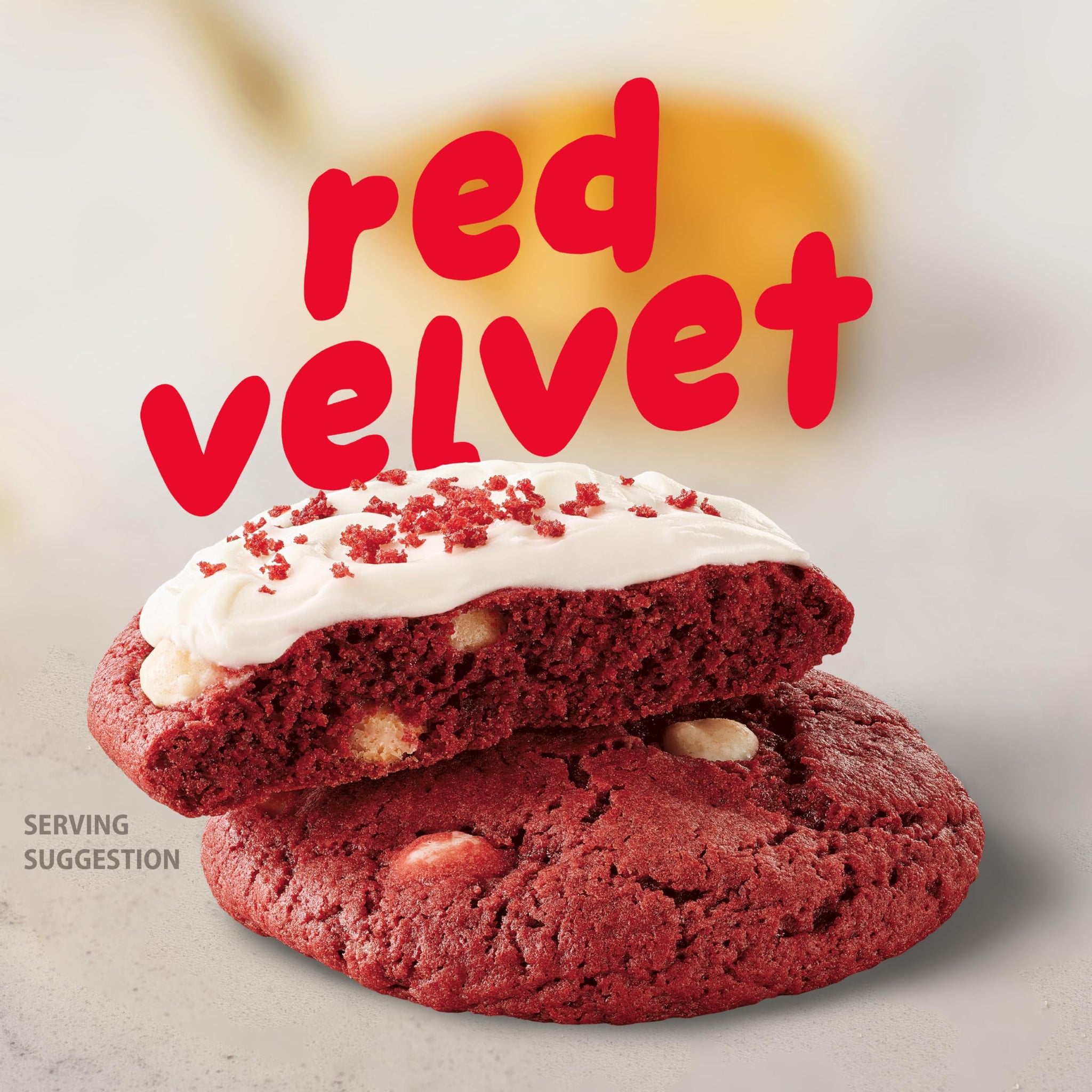 Betty Crocker Soft Baked Cookie Mix, Red Velvet, 17.1 oz