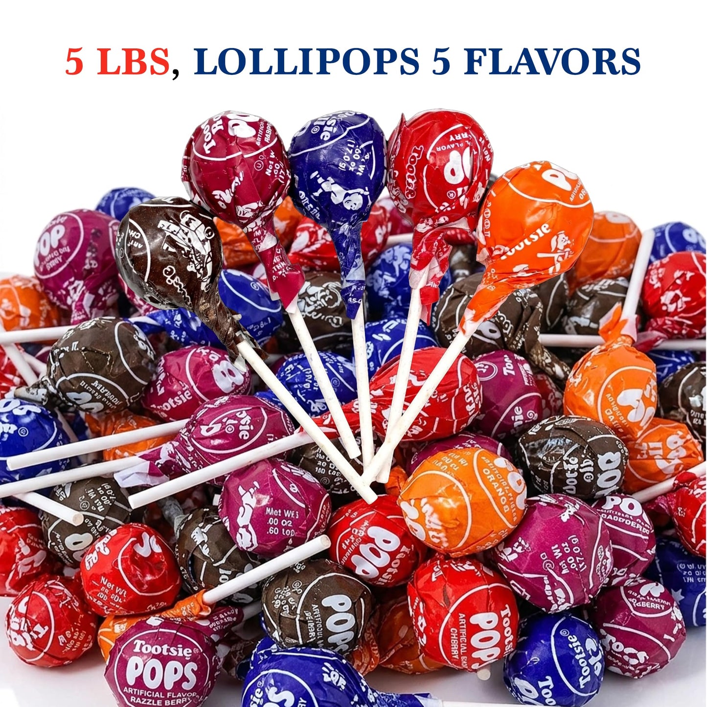 Assorted Lollipops with a Chewy Center Individually Wrapped Suckers Bulk 5lb Bag by Rebel Smuggling Galactic Emporium