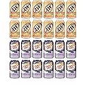 LUV-BOX Variety Soda pack , pack of 24 , 12 fl oz , A&W CREAM SODA - CAFFEINE FREE , CANADA DRY BLACKBERRY GINGER ALE