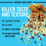 Dave's Killer Bread Trail Mix Crumble Organic Snack Bars, 4 Individually Wrapped Snack Bars