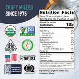 Great River Milling 00 Organic Pizza Flour | Ultra-Fine Neapolitan Style Flour for Pizza Dough, Bread & Pasta | USDA Organic, Non-GMO, Kosher