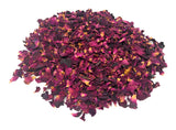 Red Rose Petals - Pure, All Natural & Edible Rose Petals - Dried Flower Petals for Herbal Tea, Decoration, Rose Sprinkles, Topping on Cupcakes