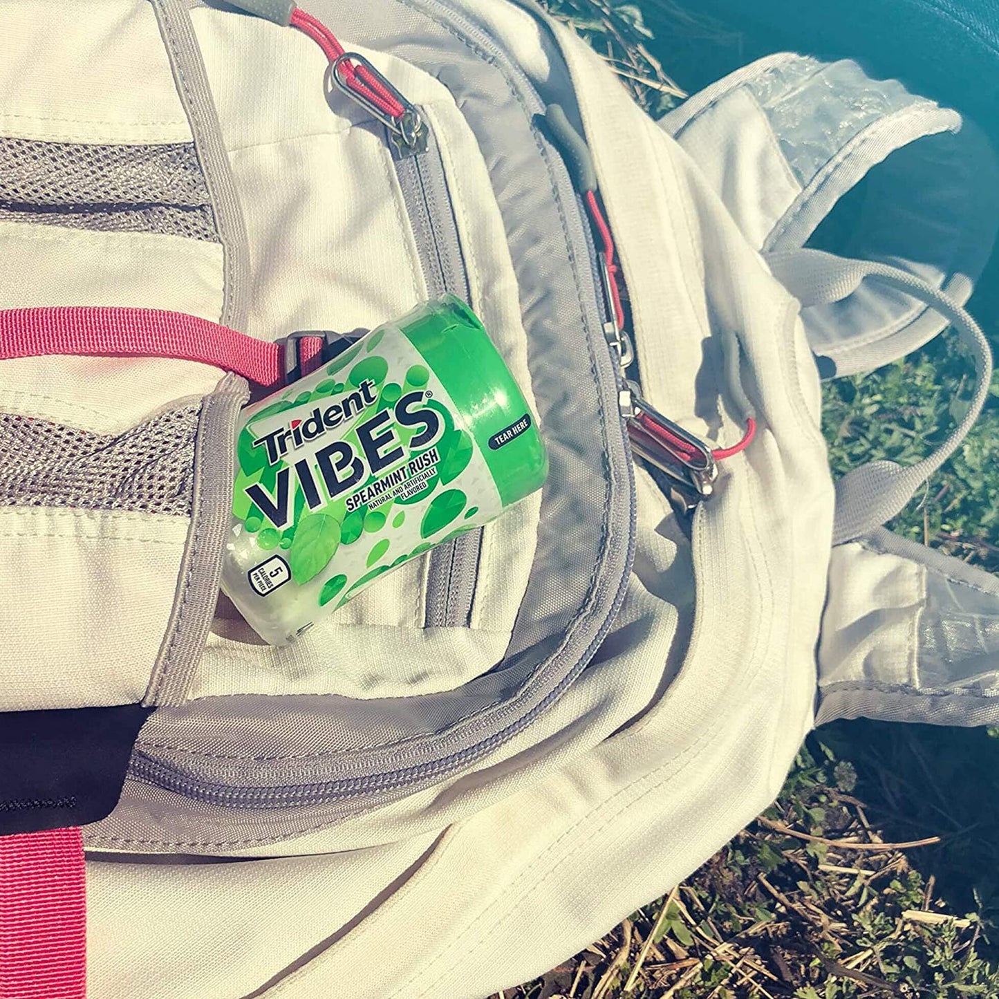 Trident Vibes Spearmint Rush Sugar-Free Chewing Gum, 4 Bottles of 40 Pieces (160 Total Pieces)