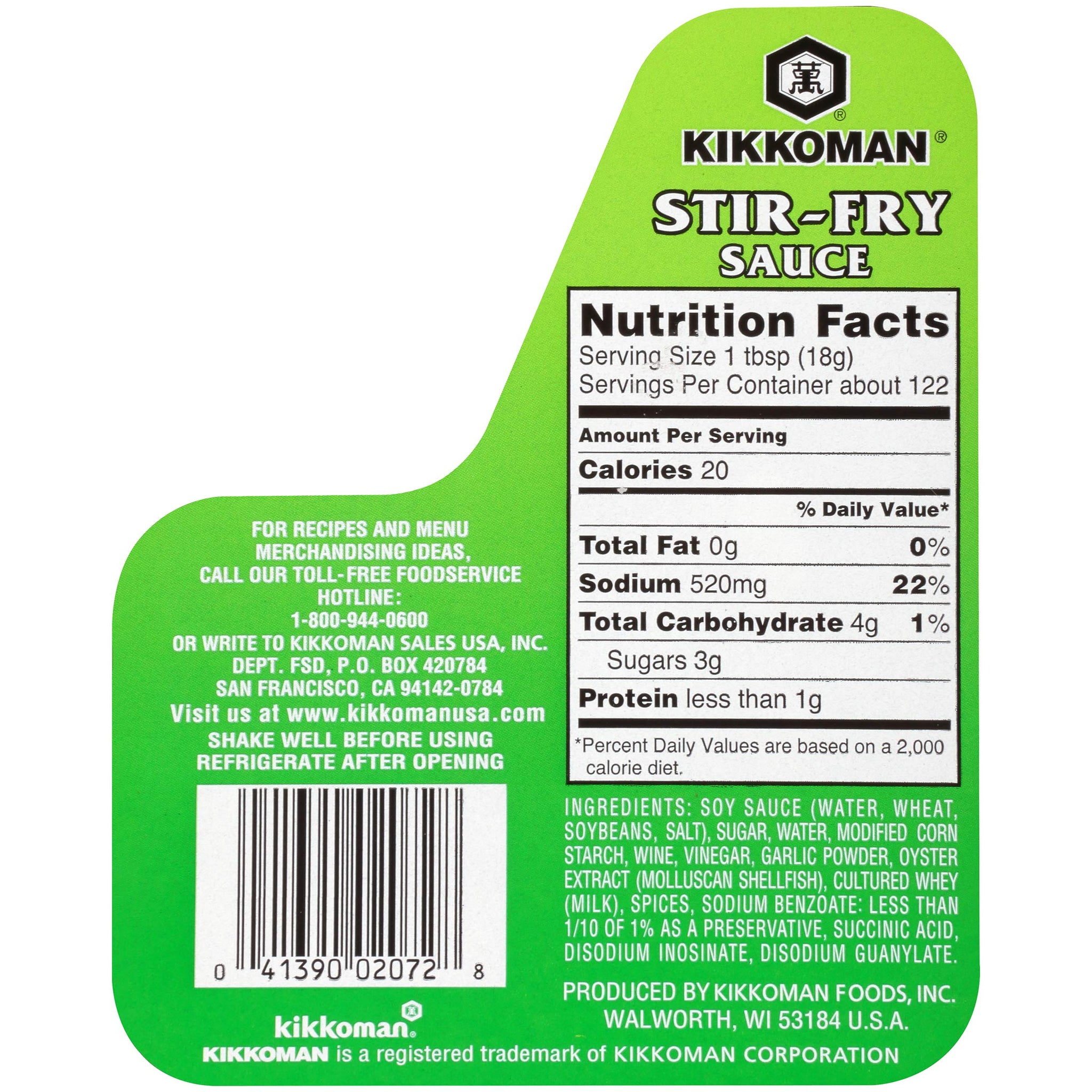 Kikkoman - Preservative Free Stir Fry Sauce with Classic Flavored - Perfect for Chowmein & All-Purpose Seasoning Dishes - Sealed Packed Plastic Bottle