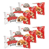 Elvan Today Chocolate & Vanilla Croissants (Pack of 6) | Individually Wrapped, Buttery Soft Croissant, Ready to eat Breakfast Pastry, or Lunchbox