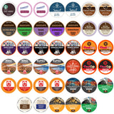 Perfect Samplers Coffee Pod Variety Pack, Dark Roast & Bold Flavors, Single Serve Cups for Keurig K Cup Machines - Robust Assortment, 80 Count