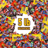 Chocolate Candy Variety Pack 5 lb, 225 Ct, Fun Size Individually Wrapped