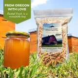 Oregon Farm Fresh Snacks Honey Roasted Sesame Sticks - Sweet & Salty Sesame Snacks In Reusable Bag - Perfect For Trail Mix & Salads - USA Made (26oz)