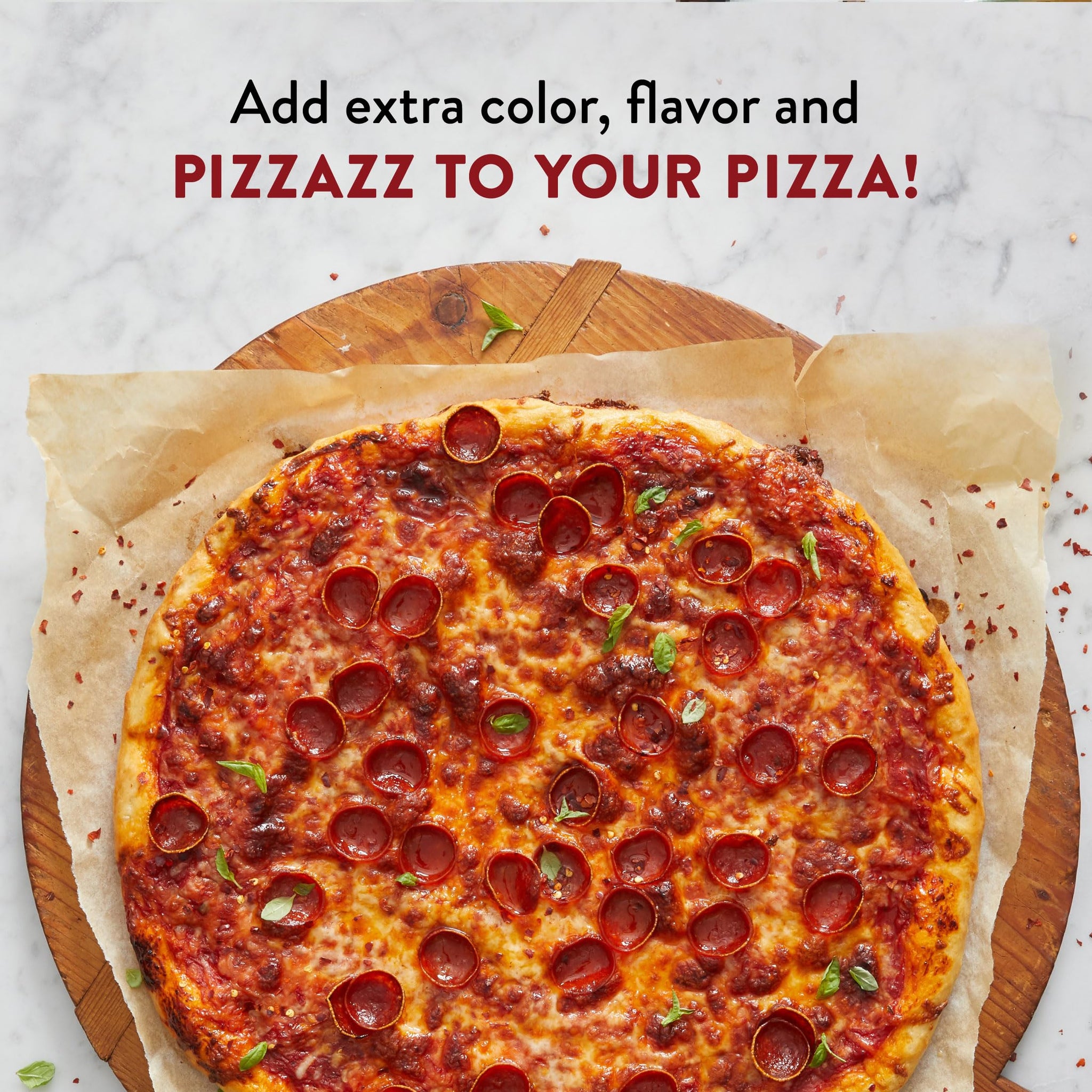 DeLallo 4 Spice Variety Pizza Seasoning Shaker, with Red Pepper, Garlic, Cheese, Italian Herb, Italian Seasoning for Garlic Knots and Calzones, 3.2 oz
