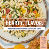 Three Farm Daughters High Fiber Pasta Cavatappi Pack, Low GI, Non GMO Cavatappi Pasta Noodles, Low Net Carb, Made in the USA, 12 oz. (1 Pack)