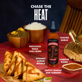 Heartbeat Hot Sauce x Meshuggah This Spiteful Snake Hot Sauce, Naga Chili & Scorpion Pepper Blend, Extra Hot Gourmet Pepper Sauce - 6 oz. 1 Pack