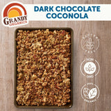 Grandy Organics Dark Chocolate Coconola - Certified Organic Grain Free Granola - 7g Protein - Gluten Free, Non GMO, Vegan & Paleo Friendly