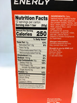 KIND Energy Bar, Peanut Butter, Gluten Free, Low Sugar, 1.76oz, 12 Count