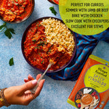 MAYA KAIMAL Spicy Vindaloo Simmer Sauce | 7oz Easy Pour Pouch | Spicy Indian Simmer Sauce with Zesty Coconut and Chili, Vegan, Gluten Free,