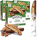 Nonni's Toffee Almond Biscotti Italian Cookies - Italian Biscotti Cookies - Biscotti Individually Wrapped - Dipped in Milk Chocolate - w/ Almonds