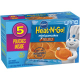 Pillsbury Pancakes Heat-N-Go! Mini Pancakes Maple Burst'n 5 ct 14.1 oz Box (Frozen)
