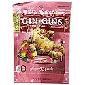 GIN GINS Apple Chewy Ginger Candy by The Ginger People - Anti-Nausea and Digestion Aid, Individually Wrapped Healthy Candy - Spicy Apple Flavor, 3 oz
