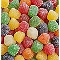 Gourmet Gumdrop Candy Assortment - 1 lb of Fresh Fruity Chewy Sweets Cherry Orange Grape Lime Lemon Pineapple Sugar Sanded Treat