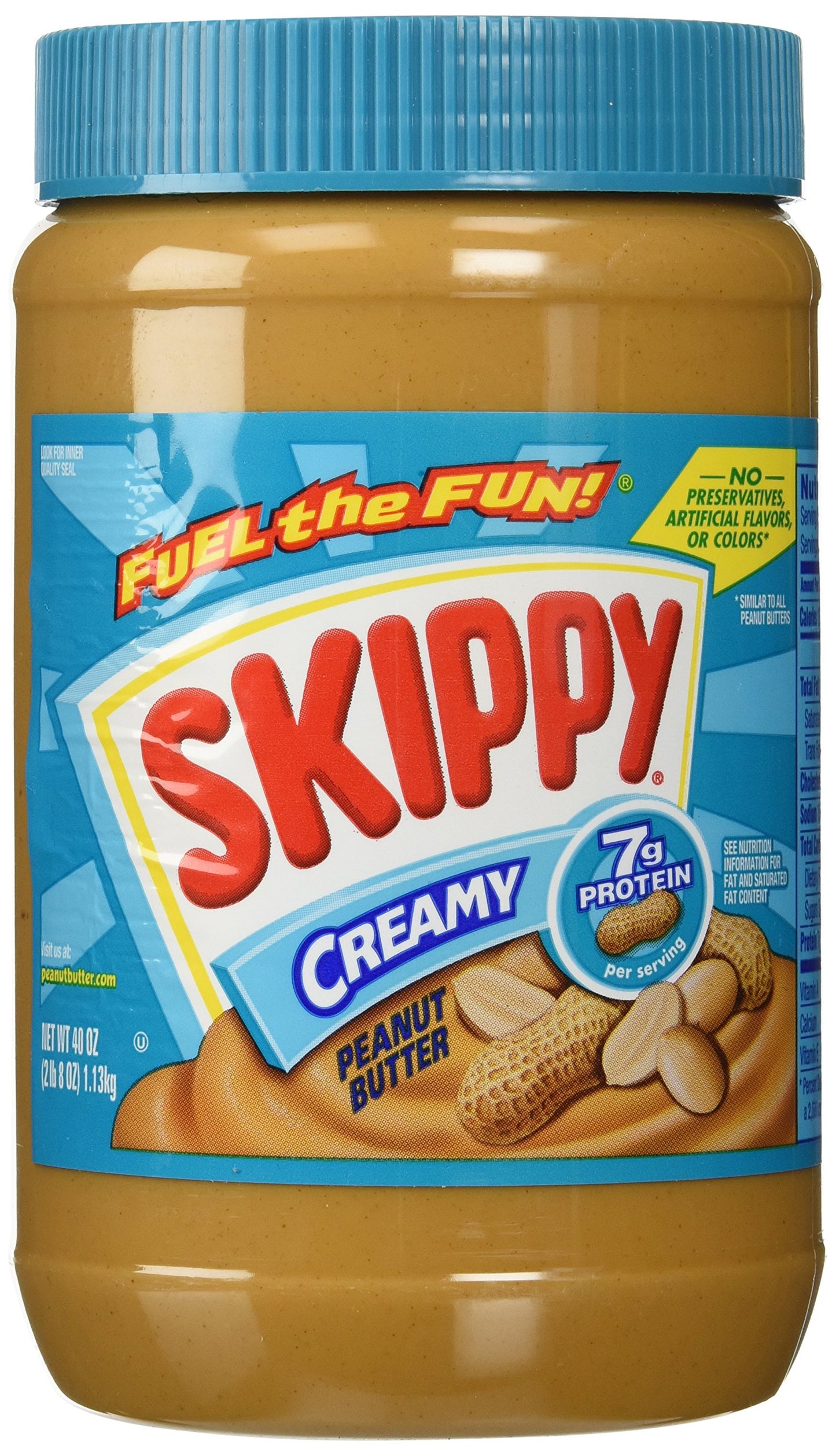 SKIPPY Creamy Peanut Butter, 40 Ounce