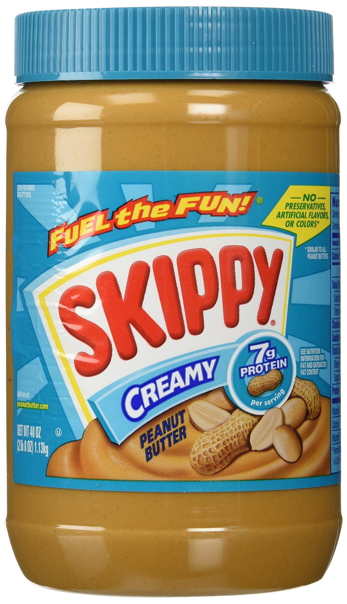 SKIPPY Creamy Peanut Butter, 40 Ounce