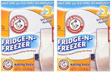 Arm & Hammer Baking Soda, Fridge-N-Freezer Pack, Odor Absorber, 14 oz - 2 Pack
