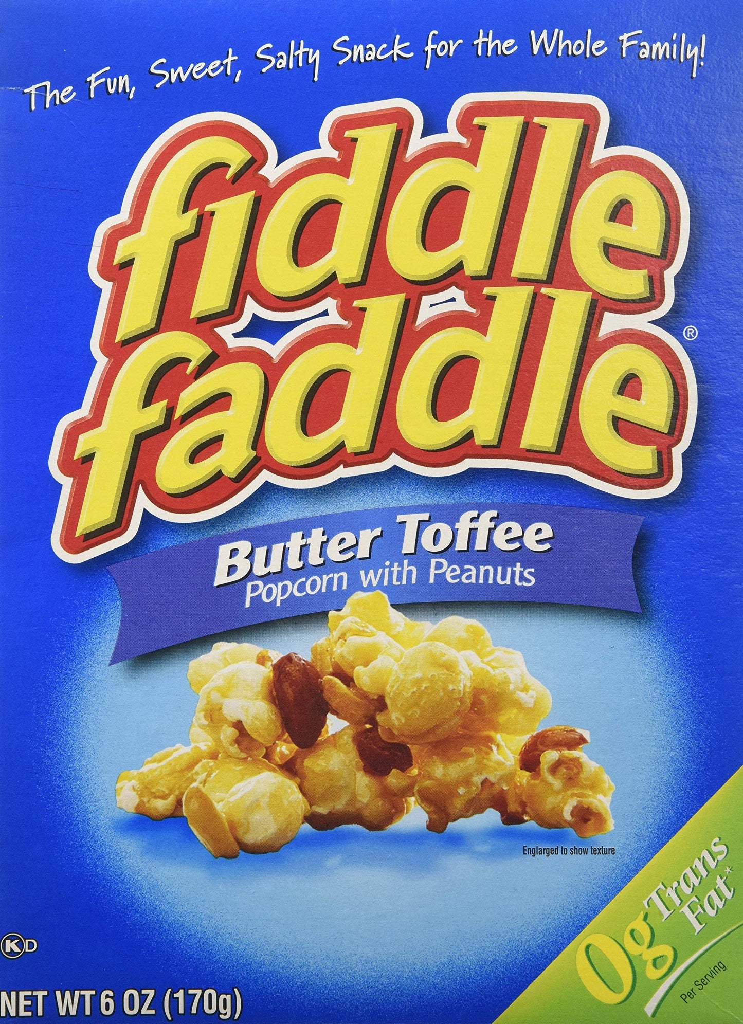 Fiddle Faddle - Butter Toffee with Peanuts - 2 boxes - 2 PACK