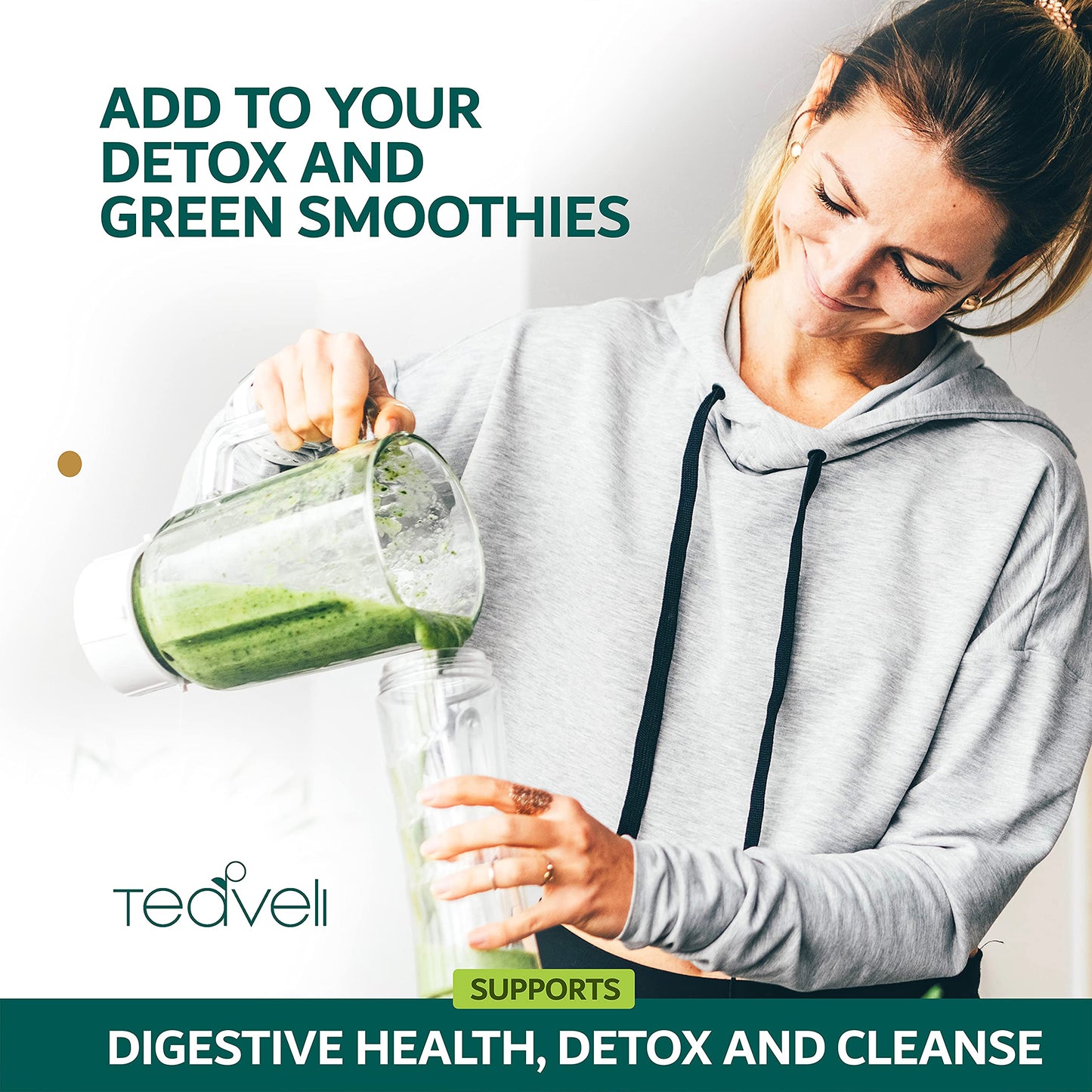 Organic Barley Grass Juice Powder- Utah Grown Raw Barley Grass Juice Extract & Green Juice Powder for Detox- Complements Wheatgrass Juice- Made