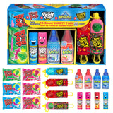 Candy Variety Pack, 18 Count Assorted Lollipops, Bulk Individually Wrapped Ring Pop, Push Pop, Baby Bottle Pop & Juicy Drop, Ideal for Birthdays