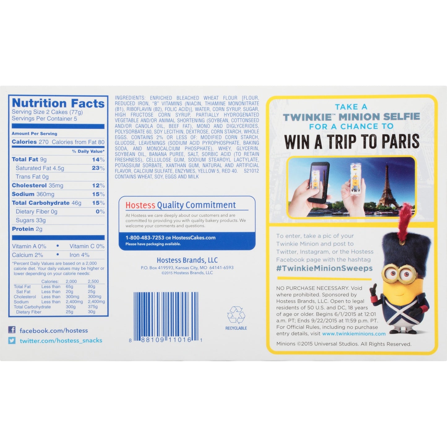 Hostess Twinkies Banana - 10 CT by Hostess