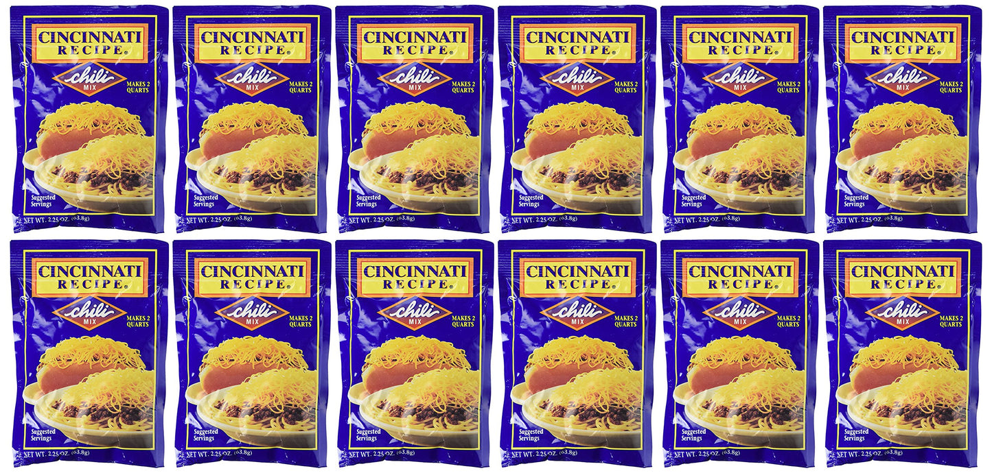 12 Pack Cincinnati Chili Mix packets