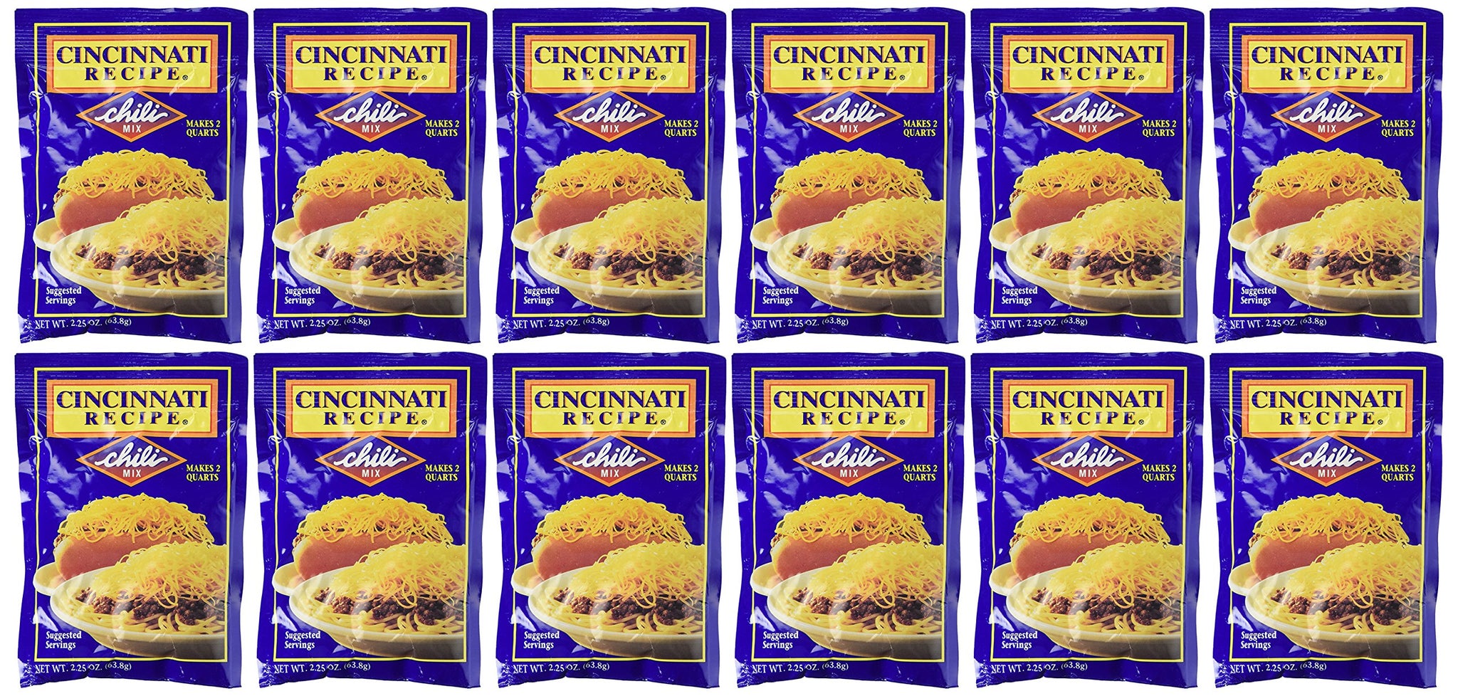 12 Pack Cincinnati Chili Mix packets