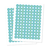 8th Birthday Kisses Stickers, Eight Blue Kiss Labels for Boy Happy Birthday Party, Chocolate Drop Tabletop Decorations, Candy Not Included. Made in