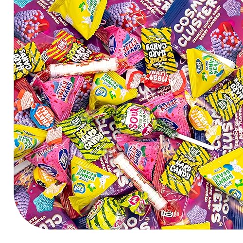 Assorted Party Candy - 2 Pound Pack - Candy for Goodie Bags & Holiday Buffets - Party Favors Individually Wrapped - Jelly Beans, Gum, Lollipops