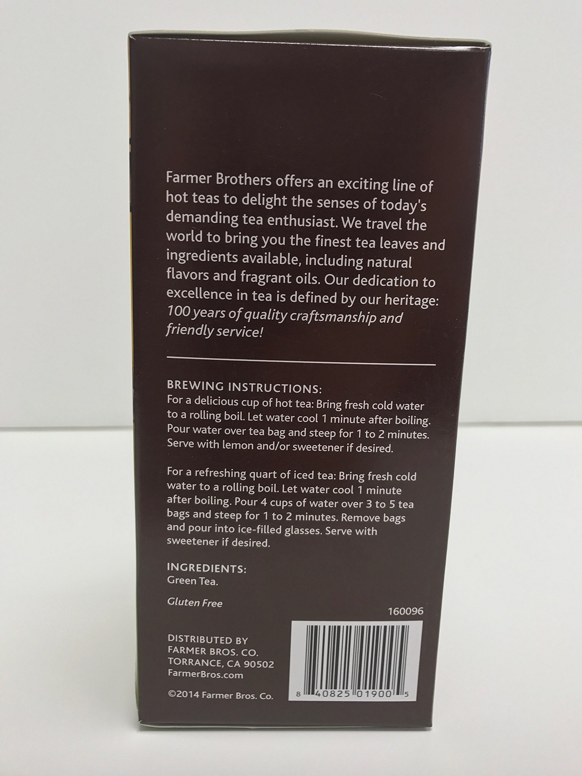 Farmer Brothers Premium: Green Tea - 2/25 ct boxes