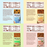 Mezcla Puff-Crispy Plant Based Protein Bars - Variety Pack - Healthy Snacks for Adults & Kids - Granola Bars for School, Travel, & Office Snacks