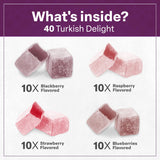 Eastanbul Turkish Delight, Turkish Delights Candy Assorted Flavor, 21.2oz