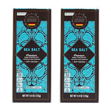 Lidl Preferred Selection Premium Dark Sea Salt Chocolate - 56% Cacao - Fair Trade - Made in Germany (2 Pack)