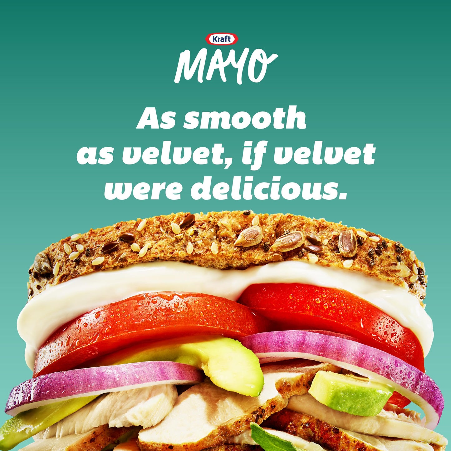 Kraft Real Mayo Creamy & Smooth Mayonnaise, 22 fl oz Bottle