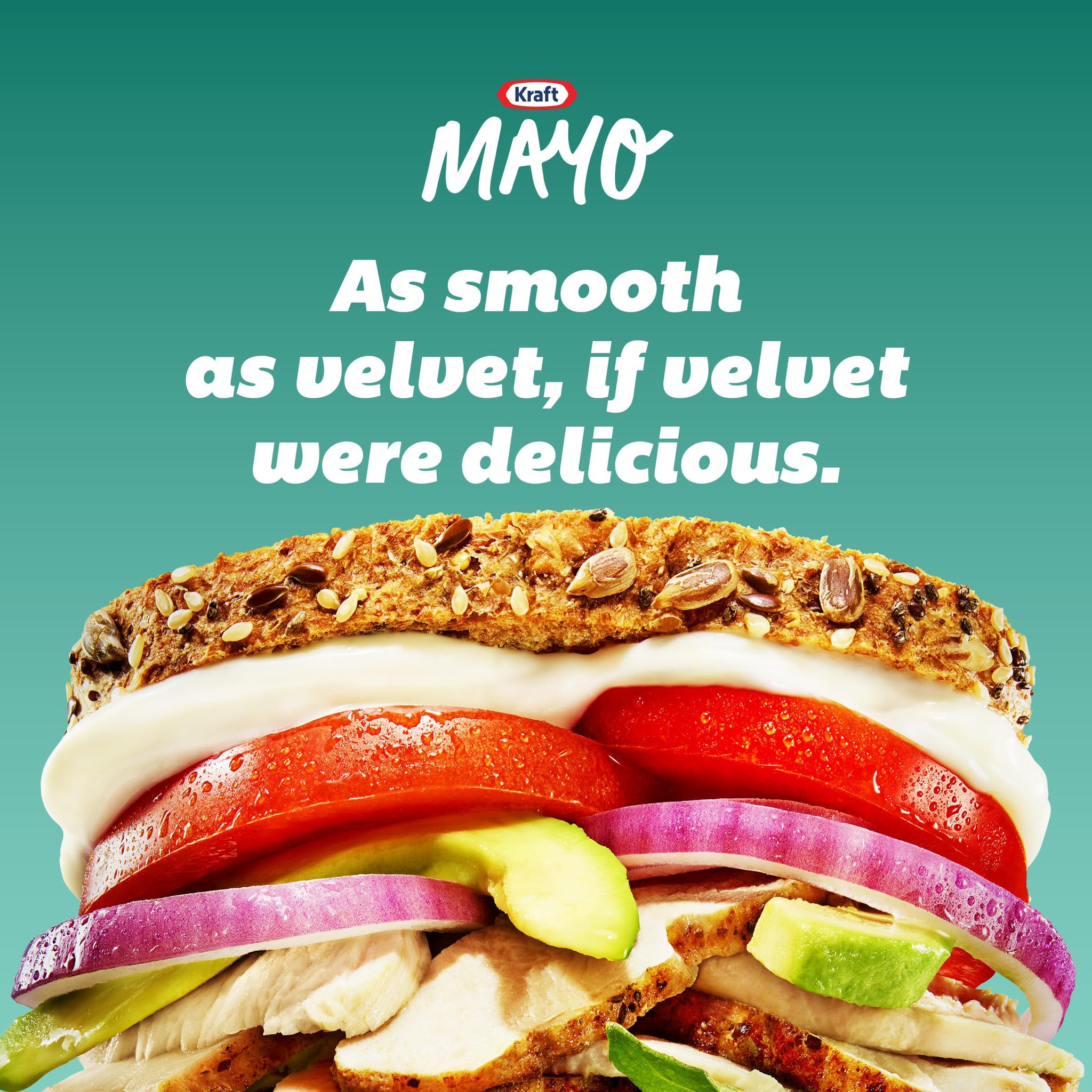 Kraft Real Mayo Creamy & Smooth Mayonnaise, 22 fl oz Bottle