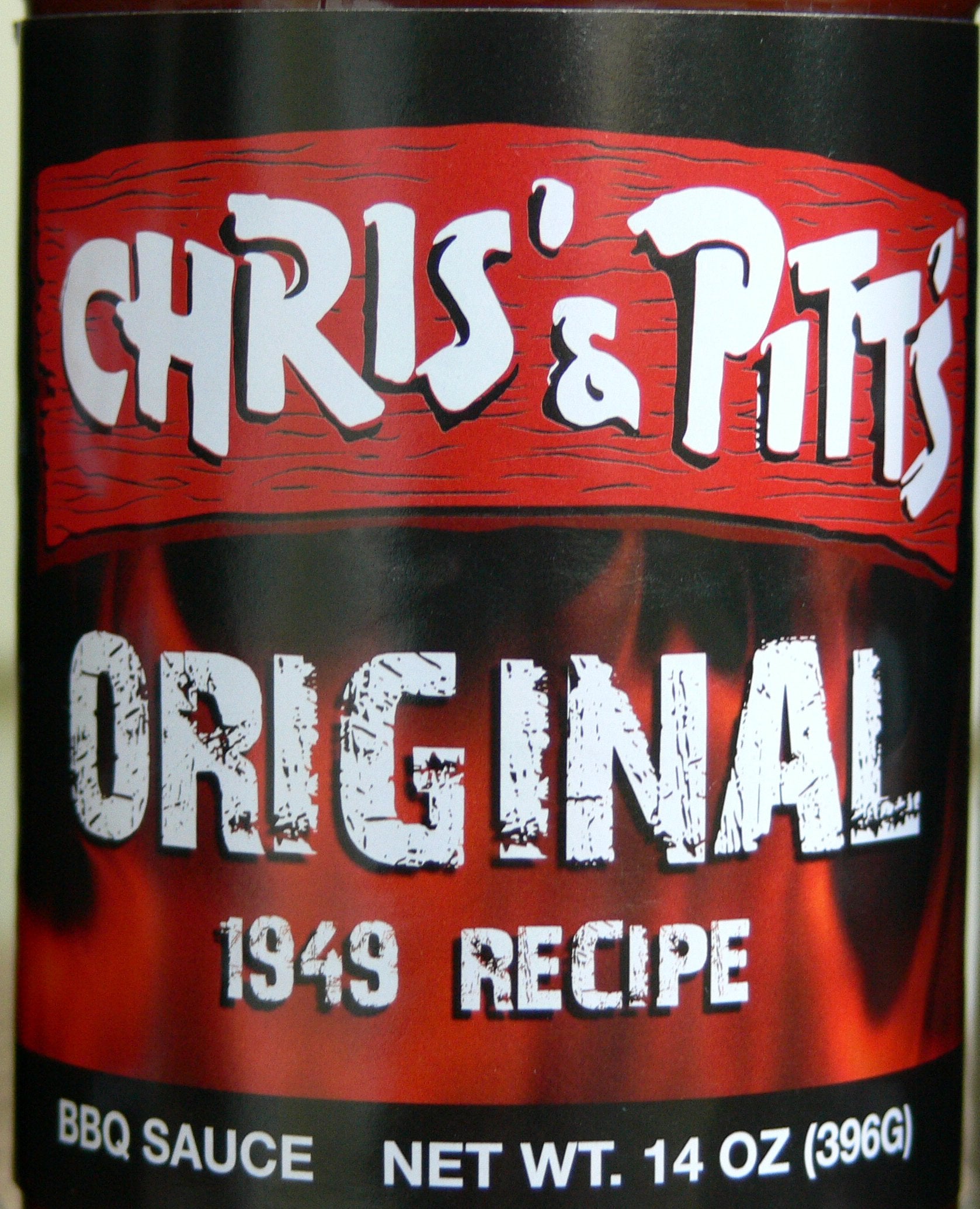 Chris' & Pitt's Barbecue Sauce - Original 1949 Recipe - 14oz. (2 Bottles)
