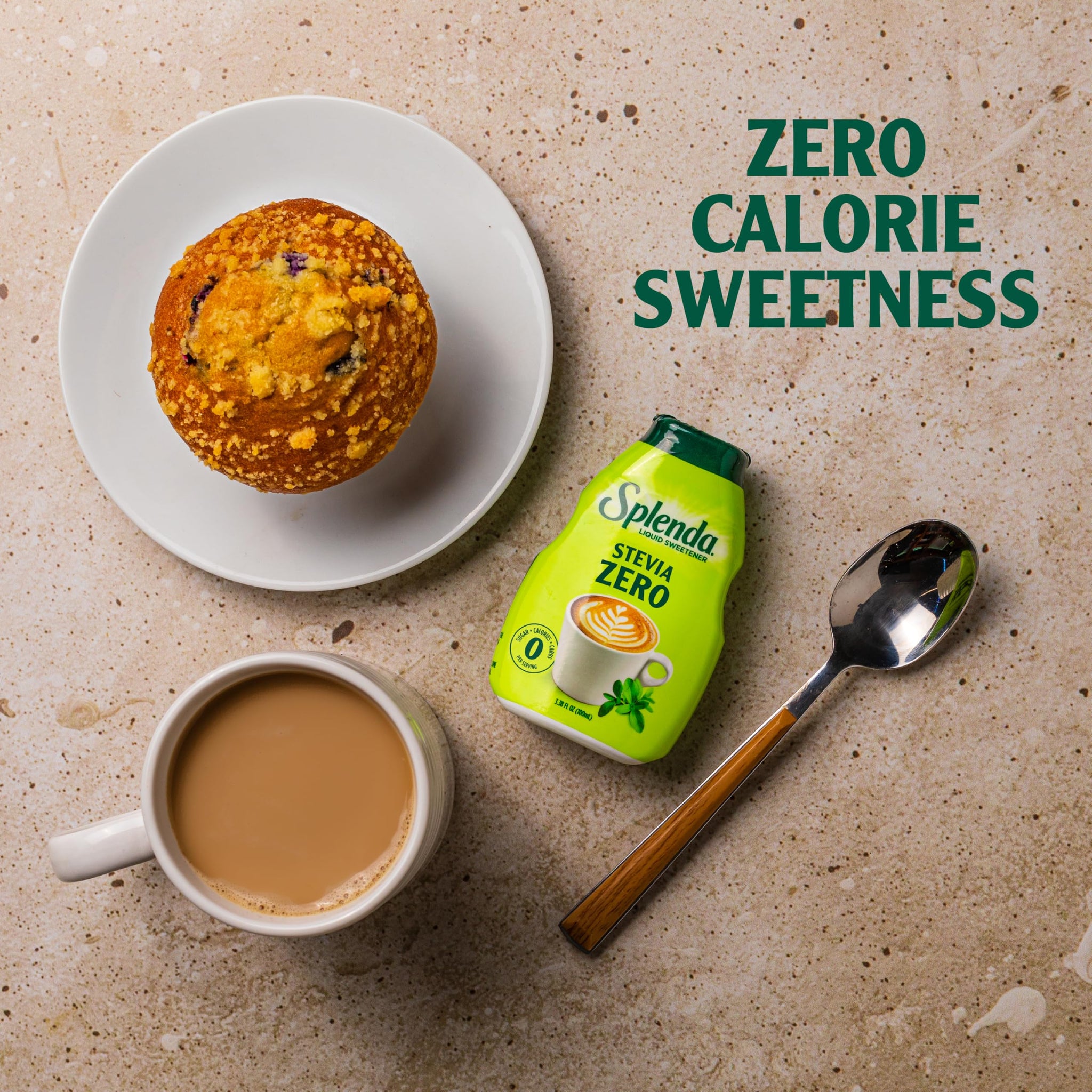 SPLENDA Stevia Liquid Zero Calorie Sweetener Drops, 3.38 Fl Oz Bottle (Pack of 2)