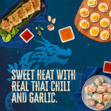 Blue Dragon Reduced Sugar Thai Sweet Chili Sauce - 10.5oz (Pack of 6) - 30% Less Sugar - No Artificial Flavors - Made with Red Chilies & Garlic