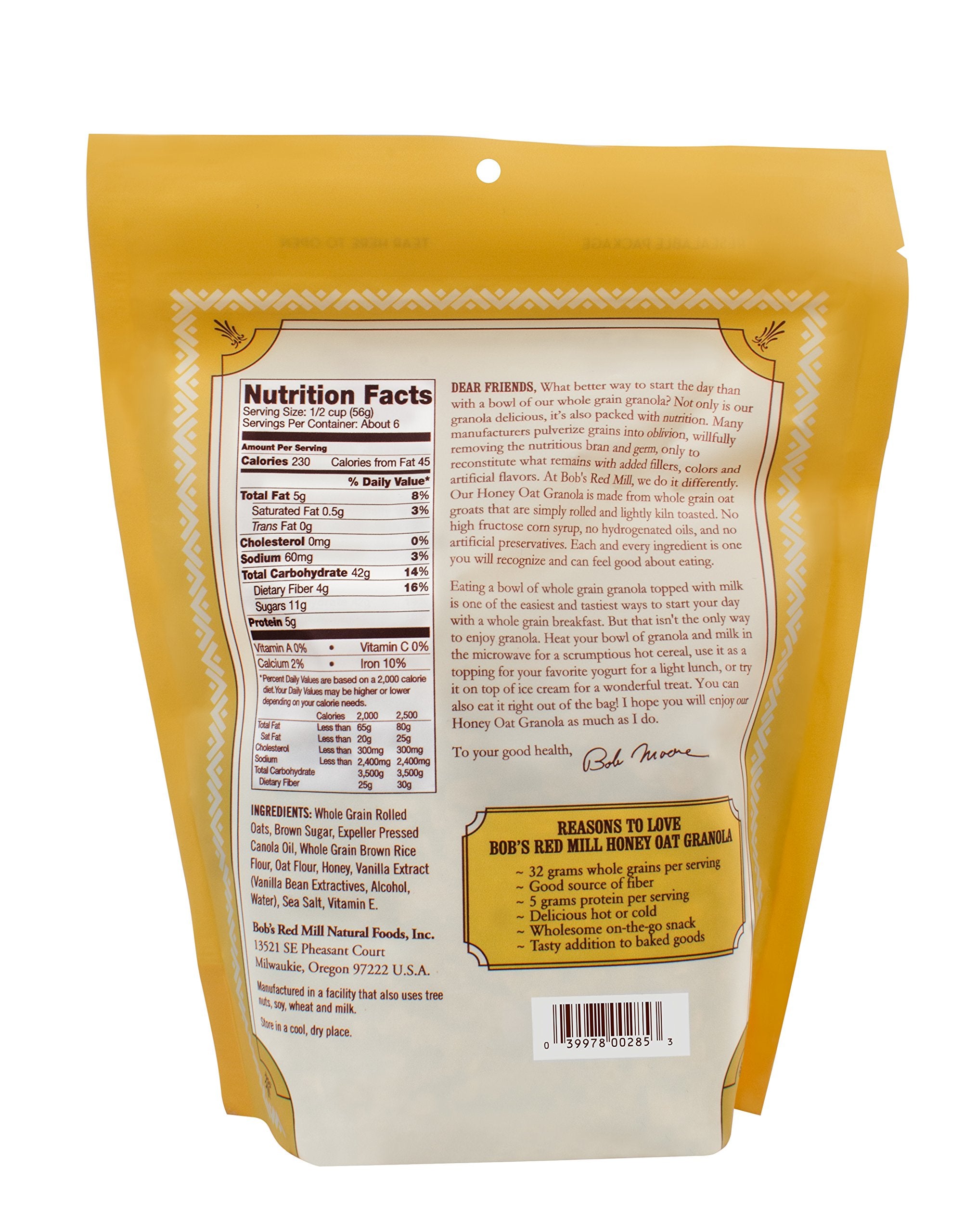 Granola, Honey Oat, 12 oz (pack of 4) (Value Bulk Multi-pack)