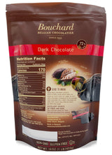 Bouchard Premium Belgian Dark Chocolate with 72% Cacao | Individually Wrapped Pieces (1 LB)