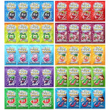 Pop Boom Popping Rocks Candy - Variety Pack of 40 - Ten Different Flavors (0.33 oz each) | OU Kosher - Dairy Free