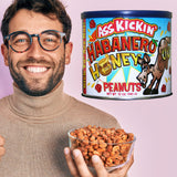 ASS KICKIN’ Habanero Honey Spicy Hot Peanuts - 12oz - Ultimate Spicy Gourmet Gift Peanuts - Try if you dare!