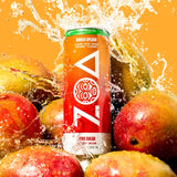 ZOA Zero Sugar Energy Drinks, Mango Splash - Sugar Free with Electrolytes, Healthy Vitamin C, Amino Acids, Essential B-Vitamins, and Caffeine from