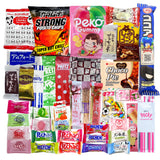 Asian Mystery Japanese Korean Snack Assortment Box, 40 Pieces, Includes Full Sized Items | Variety Pack of Best Tasting Snacks and Candies from Korea